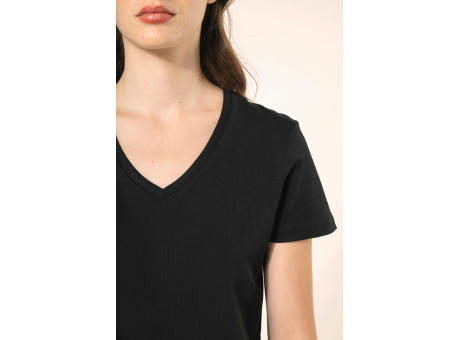 Camiseta Supima® cuello de pico manga corta mujer