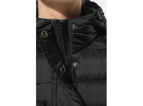 Parka ligera acolchada con capucha para mujer