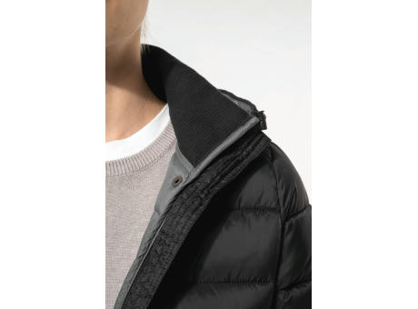 Parka ligera acolchada con capucha para mujer