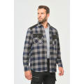 Camisa a cuadros con bolsillos