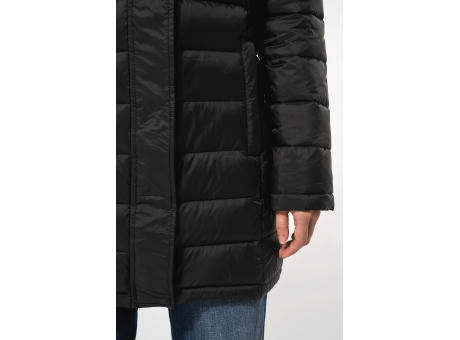 Parka ligera acolchada con capucha para mujer