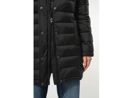 Parka ligera acolchada con capucha para mujer