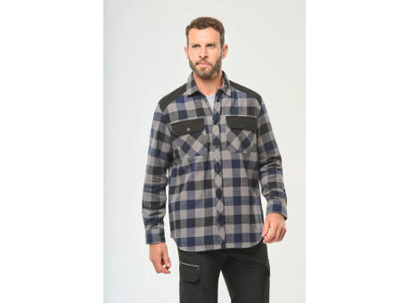 Camisa a cuadros con bolsillos