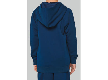 Chaqueta cremallera y capucha infantil