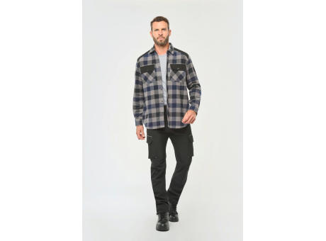 Camisa a cuadros con bolsillos