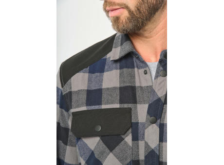 Camisa a cuadros con bolsillos