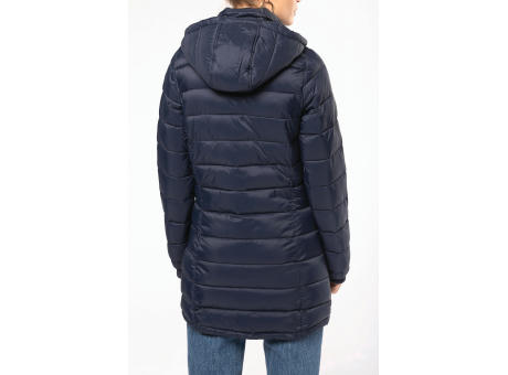 Parka ligera acolchada con capucha para mujer