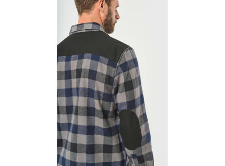 Camisa a cuadros con bolsillos