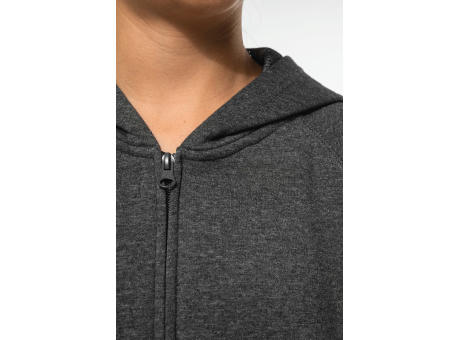 Chaqueta cremallera y capucha infantil