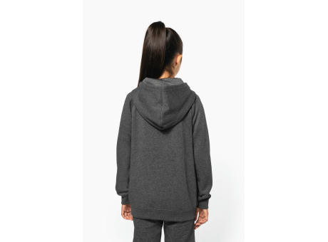 Chaqueta cremallera y capucha infantil