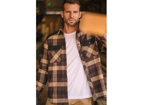 Camisa a cuadros con bolsillos