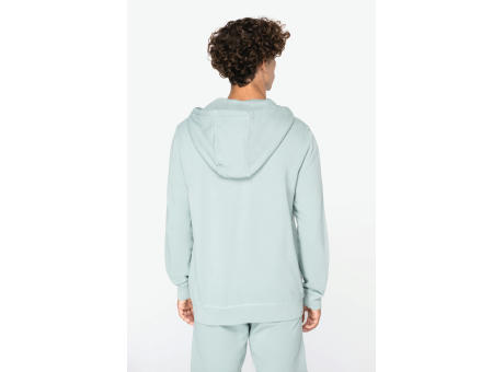 Sudadera ecorresponsable cremallera y capucha French Terry unisex