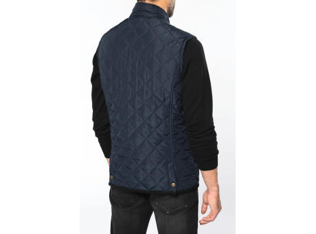 Chaleco acolchado rombos hombre
