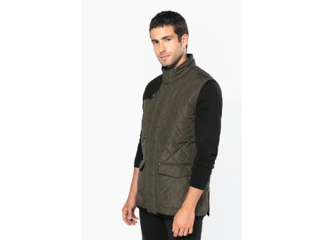 Chaleco acolchado rombos hombre