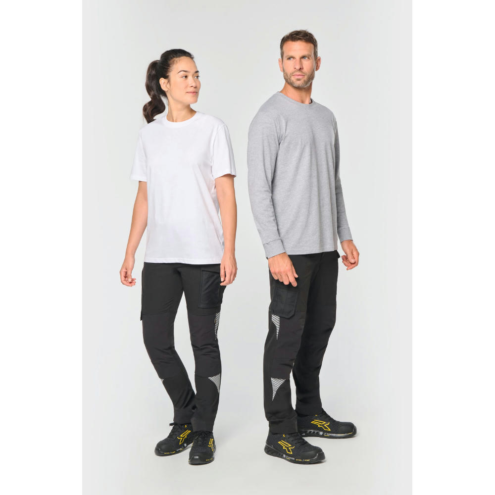 Pantalón stretch reciclado multibolsillos unisex