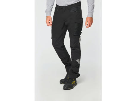 Pantalón stretch reciclado multibolsillos unisex