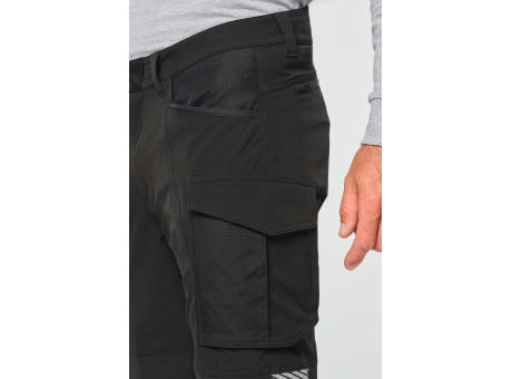 Pantalón stretch reciclado multibolsillos unisex
