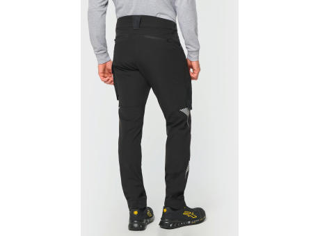 Pantalón stretch reciclado multibolsillos unisex