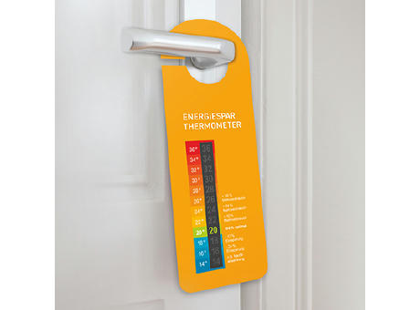 Energiesparthermometer-Türhänger