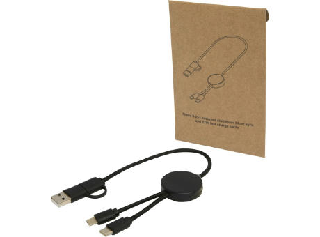 Citala 30 cm 5-in-1 Kabel aus recyceltem Kunststoff für Datenübertragung und 27W Schnellladung