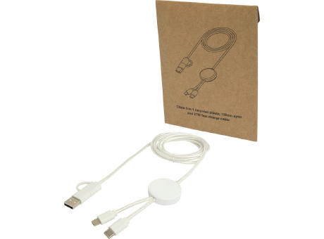 Citala 150 cm 5-in-1 Kabel aus recyceltem Kunststoff für Datenübertragung und 27W Schnellladung