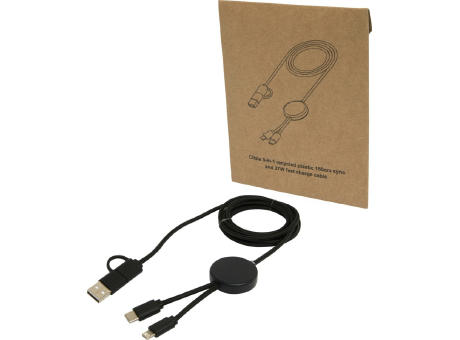 Citala 150 cm 5-in-1 Kabel aus recyceltem Kunststoff für Datenübertragung und 27W Schnellladung