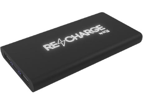 SCX.design P40 10.000 mAh kabellose Powerbank mit Leuchtlogo 