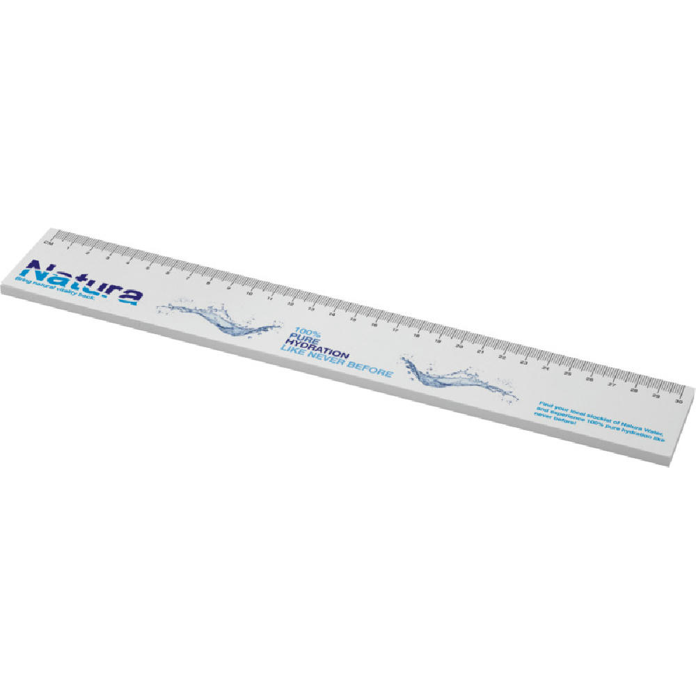 Sticky-Mate® Haftnotizen mit gedrucktem 30 cm Lineal aus recyceltem Material