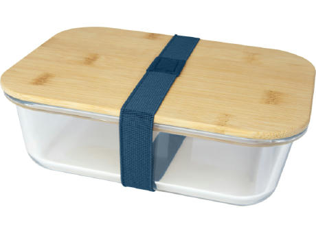 Roby Glas-Brotdose mit Bambusdeckel