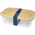 Roby Glas-Brotdose mit Bambusdeckel