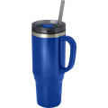 Melbourne 1200 ml RCS-zertifizierter Isolierbecher mit Strohhalm