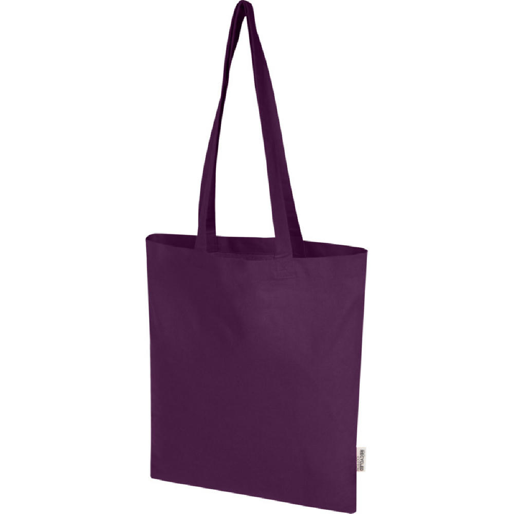 Madras Blend 140 g/m² Tragetasche aus GRS-recycelter Baumwolle 7L