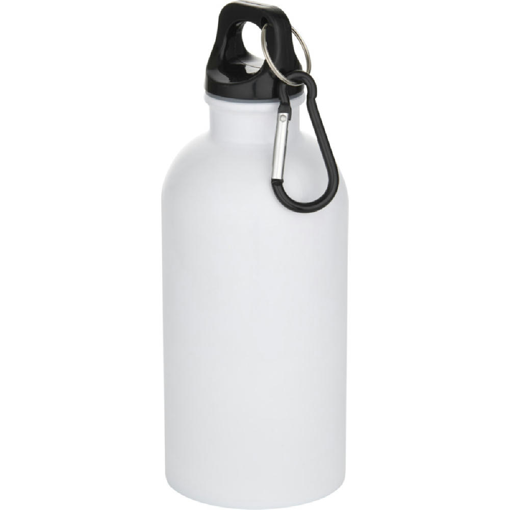 Oregon 400 ml RSC-zertifizierte einwandige Sublimation Trinkflasche aus recyceltem Edelstahl mit Karabinerhaken