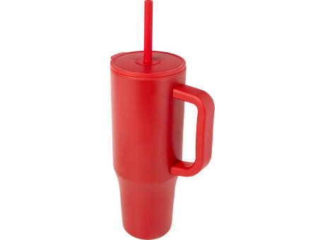 Brady 900 ml RCS-zertifizierter Isolierbecher mit Silikon Trinkhalm