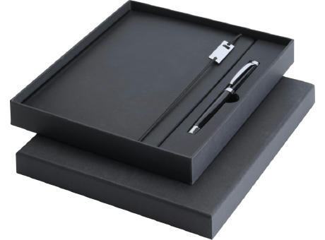 Legato Elegance A5 Hardcover Notizbuch mit Tintenroller Set