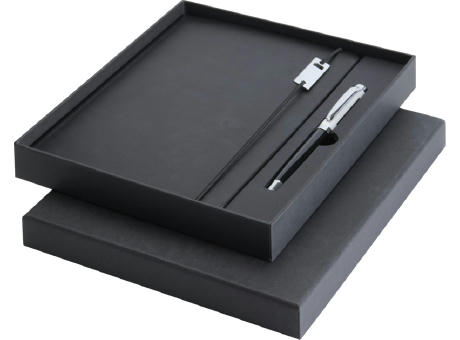 Legato Elegance A5 Hardcover Notizbuch mit Tintenroller Set