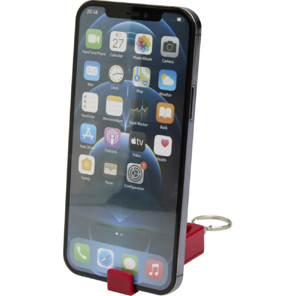 Aggia Telefonladestation aus recyceltem Kunststoff mit Fidget-Toy