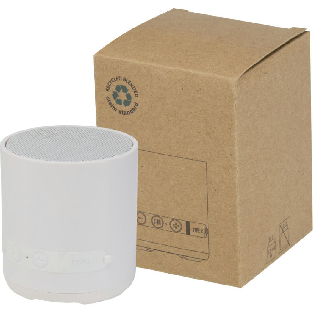 Hunor 3 W kabelloser Lautsprecher aus recyceltem Kunststoff
