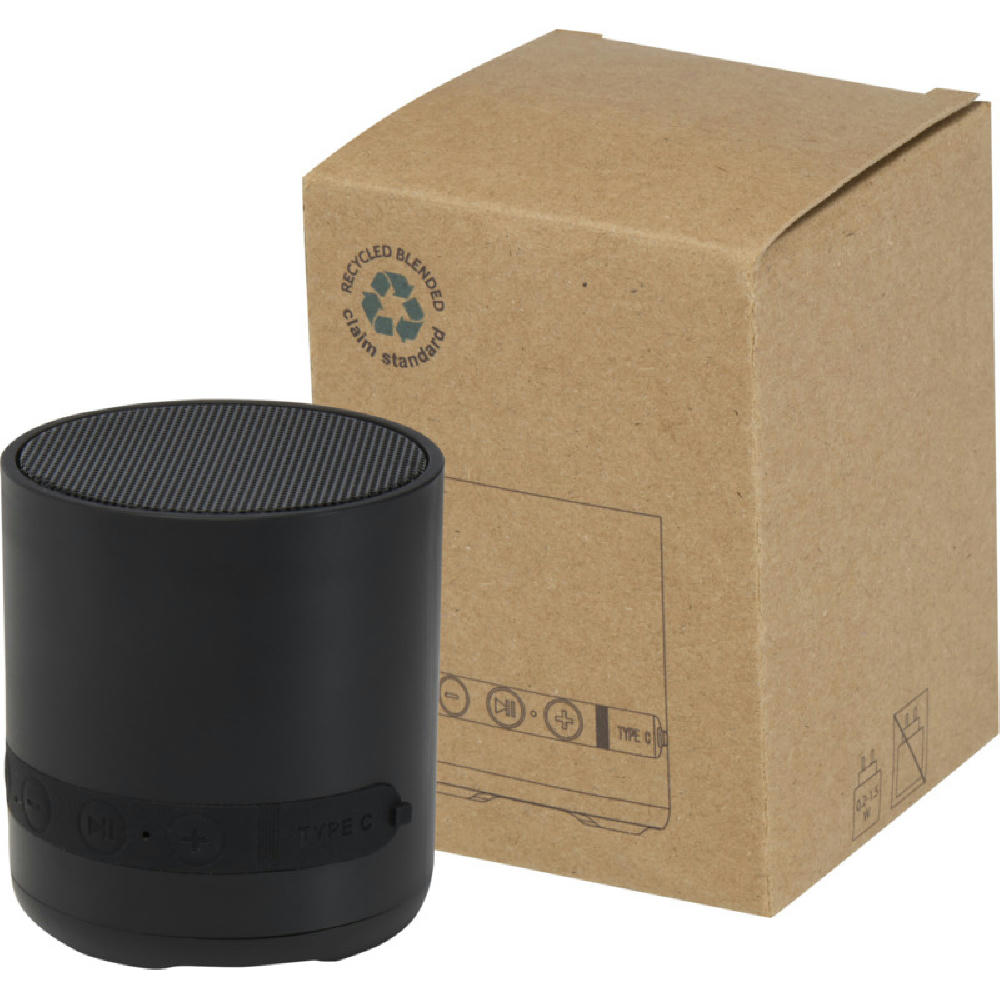 Hunor 3 W kabelloser Lautsprecher aus recyceltem Kunststoff