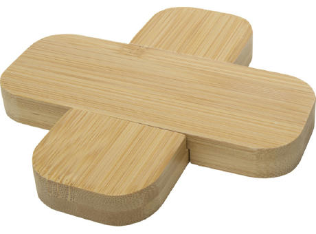 Croc Untersetzer aus Bambus – klein