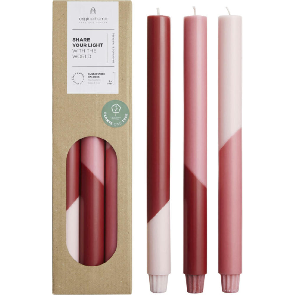 Originalhome Eden Diagonale Kerzen – 3er-Set