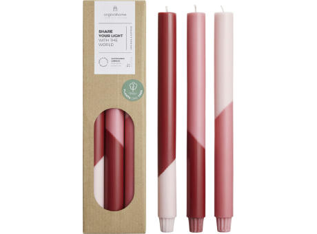 Originalhome Eden Diagonale Kerzen – 3er-Set