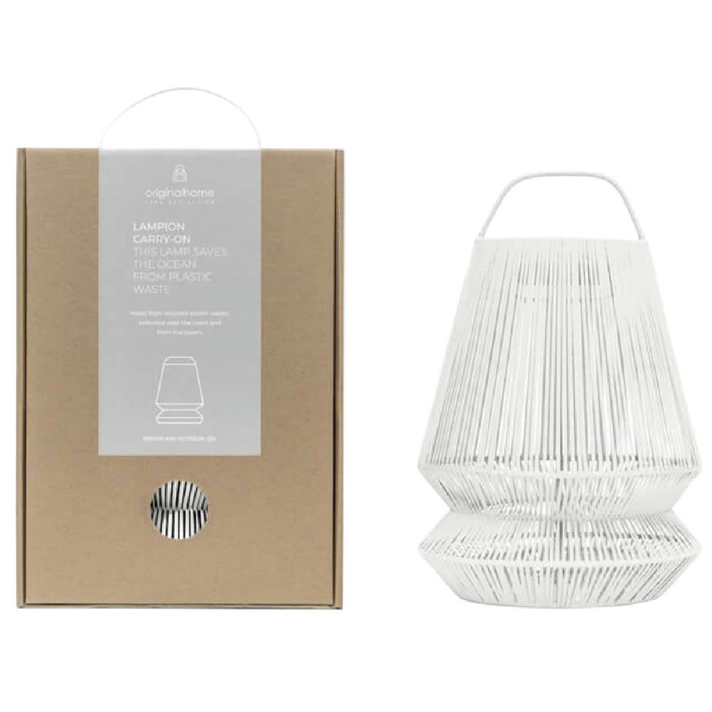 Originalhome Lampion tragbarer Lampenschirm aus recyceltem Material