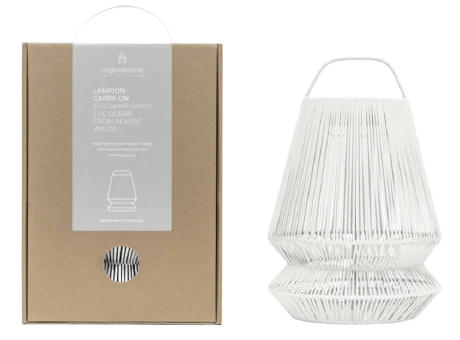 Originalhome Lampion tragbarer Lampenschirm aus recyceltem Material