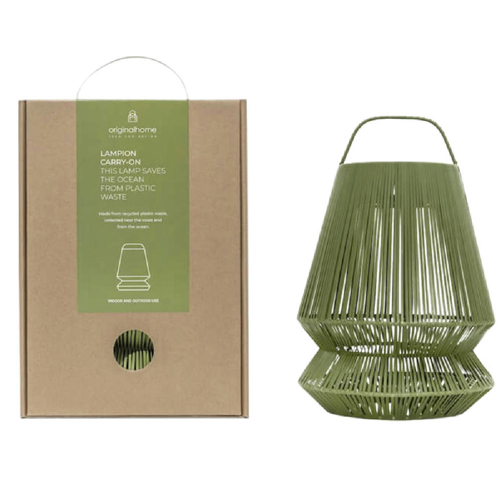 Originalhome Lampion tragbarer Lampenschirm aus recyceltem Material