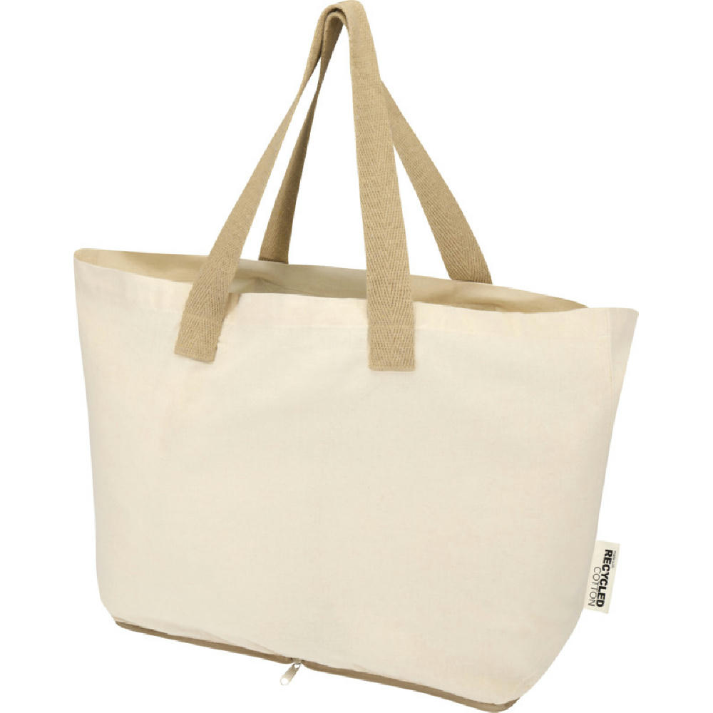 Sierra 140 g/m² Faltbare Tragetasche aus GRS recycelter Baumwolle 7L