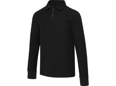 Zeus Langarm Poloshirt Unisex mit Reißverschluss