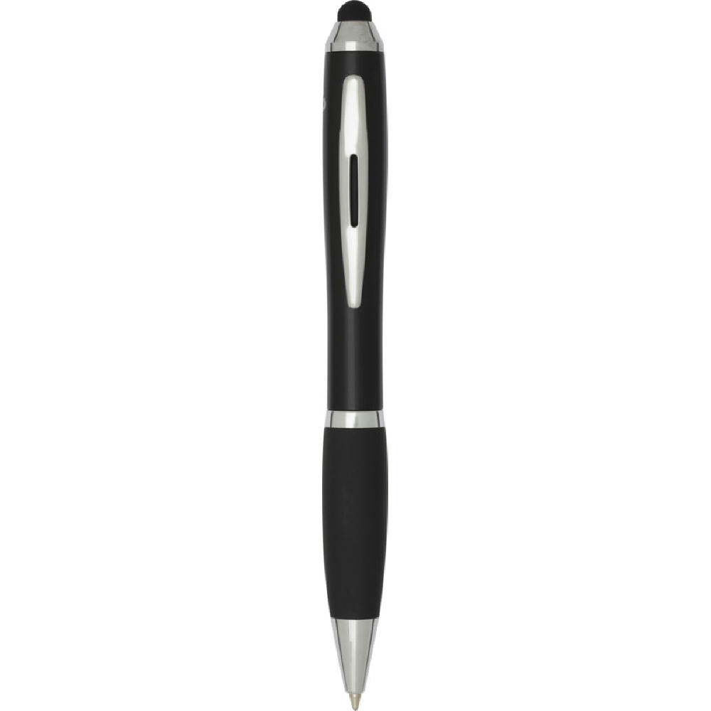 Nash RCS Stylus Kugelschreiber aus recyceltem Kunststoff mit farbigem Schaft und schwarzem Griff (schwarze Tinte)
