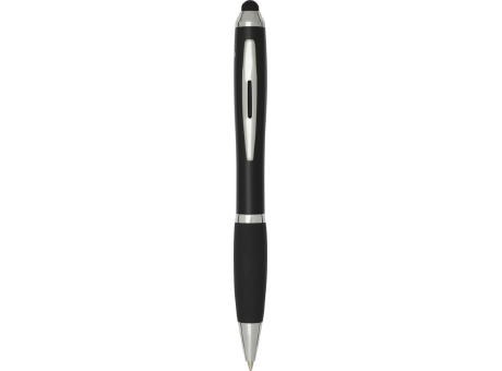 Nash RCS Stylus Kugelschreiber aus recyceltem Kunststoff mit farbigem Schaft und schwarzem Griff (schwarze Tinte)