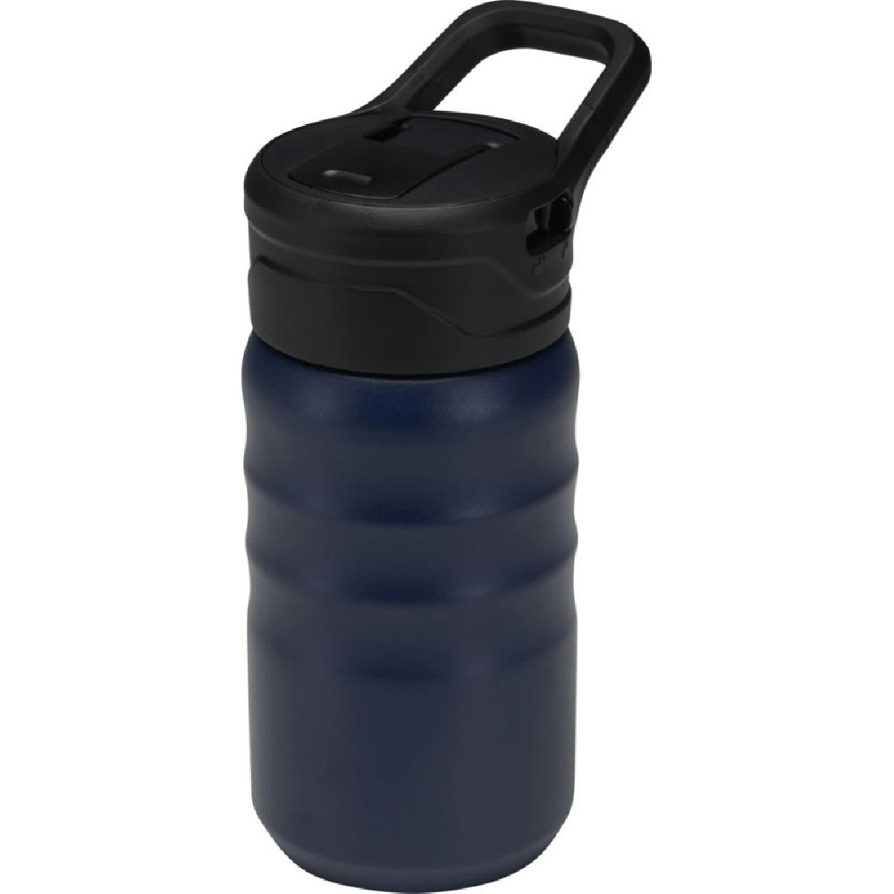 Knox 350 ml RCS Trinkflasche aus recyceltem, doppelwandigem Edelstahl mit Klappstrohhalm